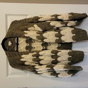 POL L Chunky Knit Cardigan nwot